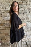 Conrad Box Cotton Knit Black - 